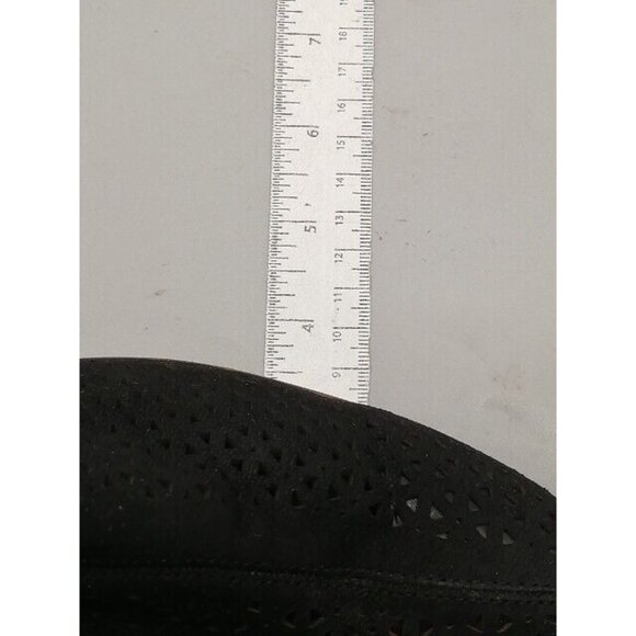 Vince Camuto‎ Womens Loafer Derindia Black Suede Perforated Slip On Stretch 7.5 - Picture 7 of 10